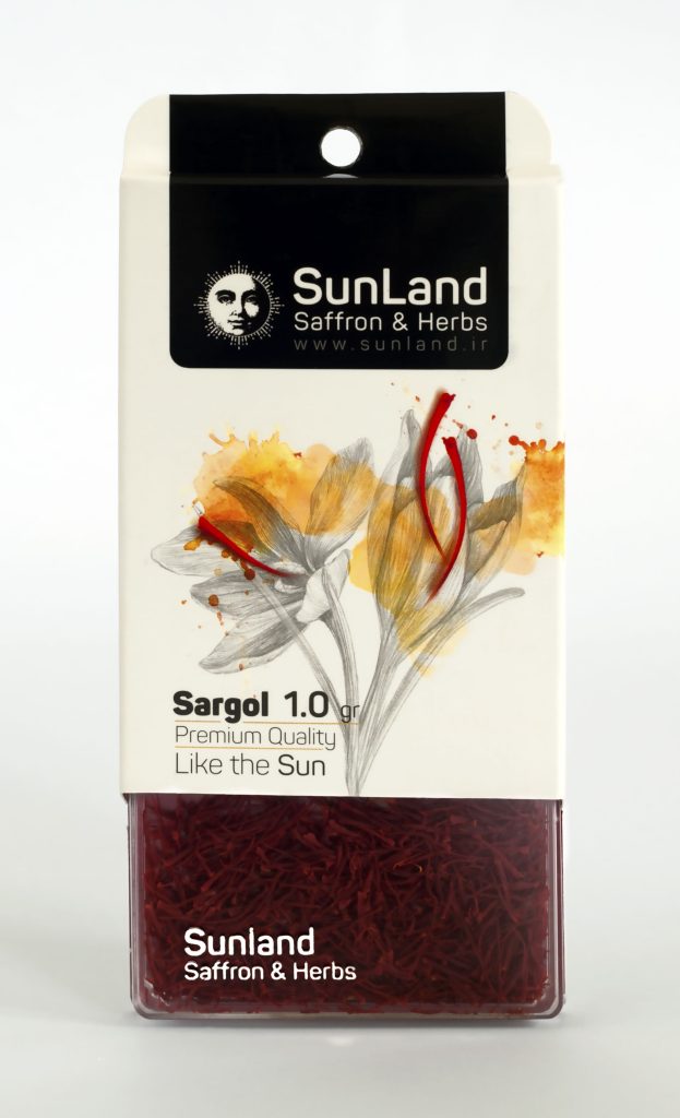 SunLand Saffron packaging